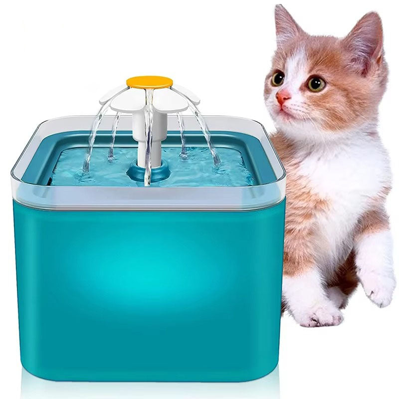 Cat 2.0L Water Fountain With LED Lights