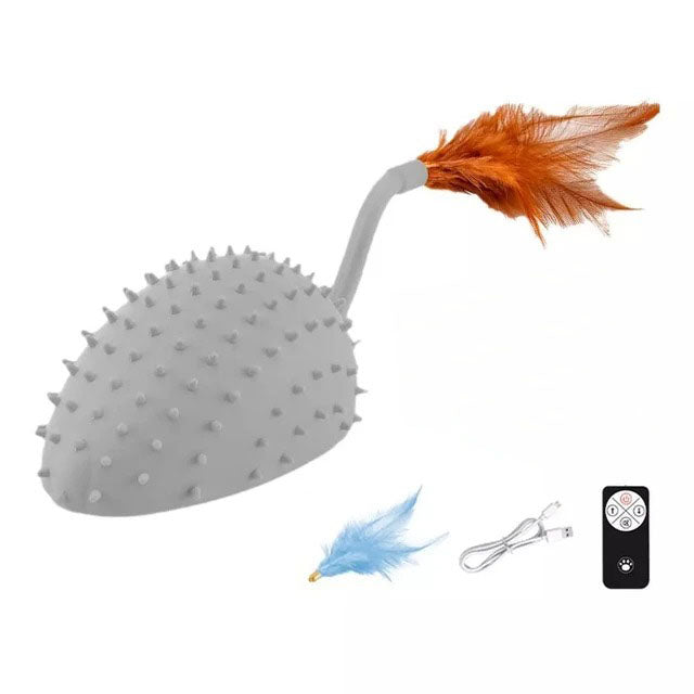 Cat Automatic Mouse Tail Feather Toy