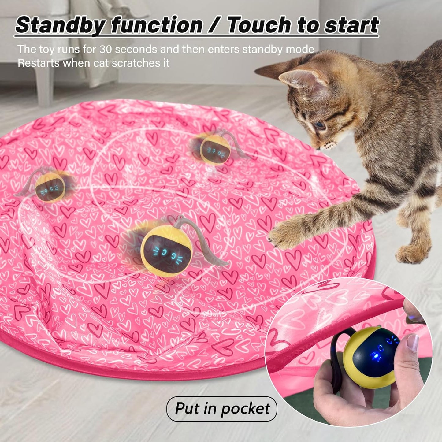 Cat Magic Chase Ball Mat Toy