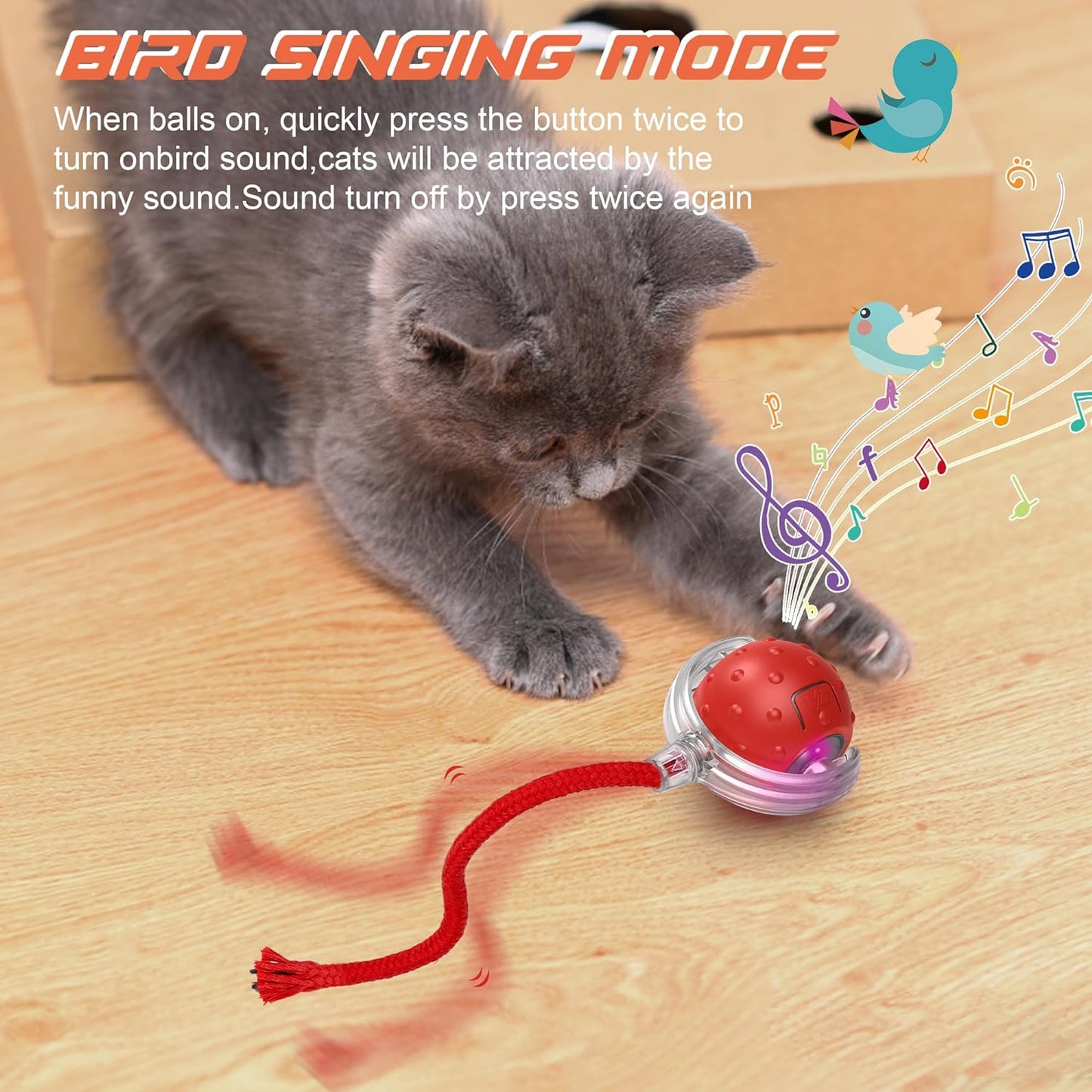 Cat Motion Activated Automatic Moving Ball Toy