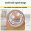 Cat Wooden Bed Transparent Spaceship Capsule