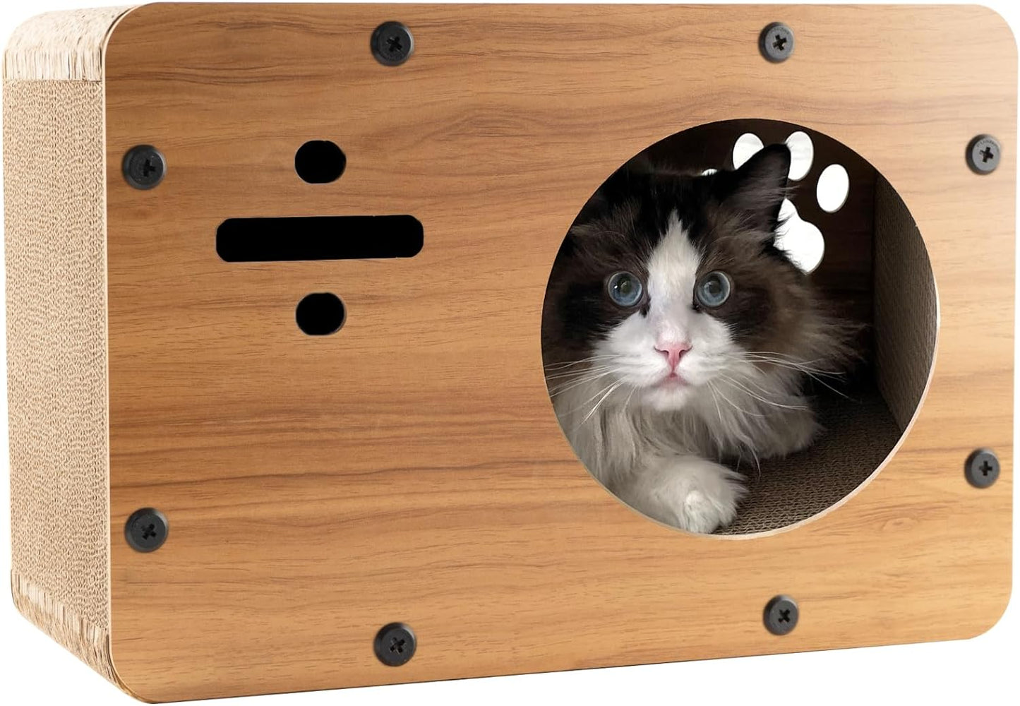 Cat Wooden Cardboard Scratcher Lounge