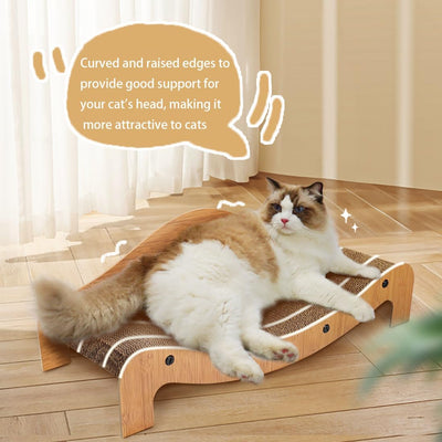 Cat Wooden Scratchable Sofa Lounge Bed