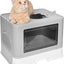 Cat Enclosed Large Litter Box