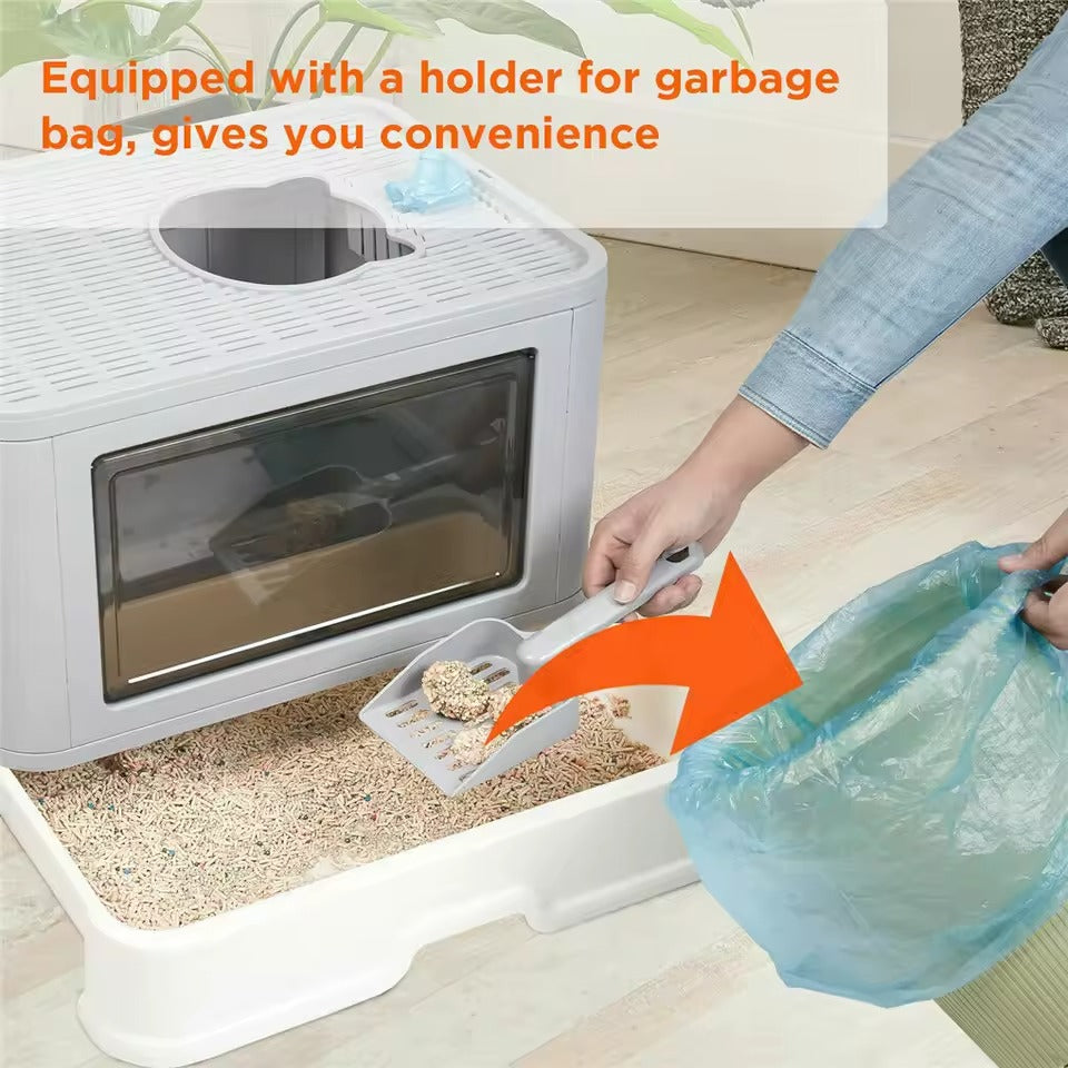 Cat Enclosed Large Litter Box