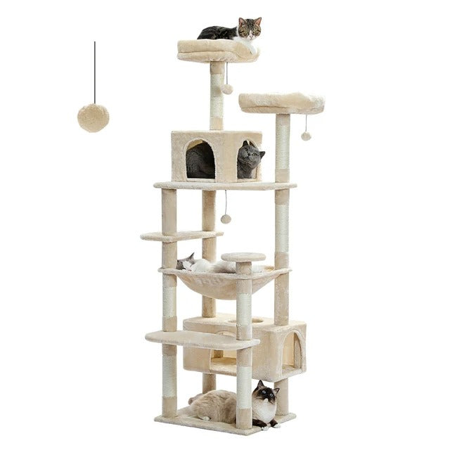 Cat 72" Large Sisal-Covered Tree Tower