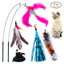 Cat Feather Bird Suction Cup Interactive Toy