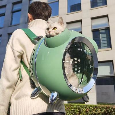 Portable Alarm Clock Space Capsule Cat Travel Backpack