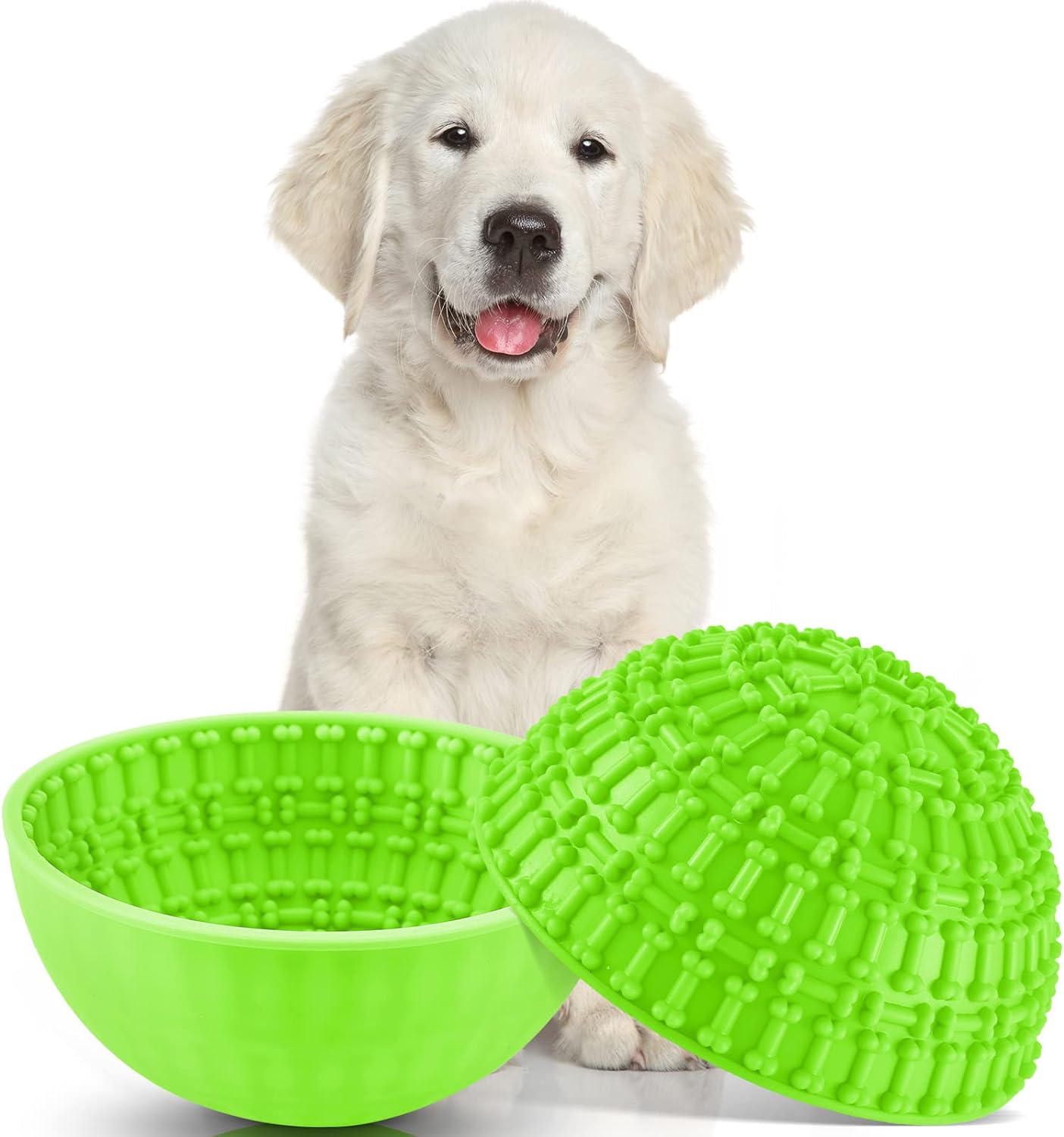 Dog Wobble Lick Bowl Silicone Slow Feeder