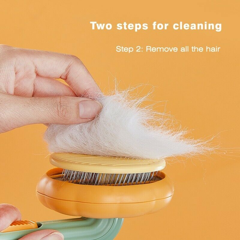 Pet Self-Cleaning Fur Remover Grooming Brush