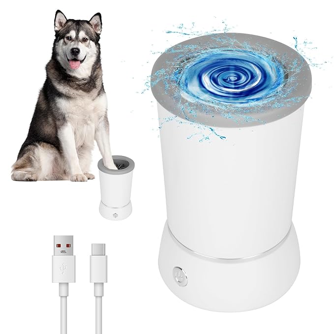 Automatic Dog Paw Cleaner & Massager