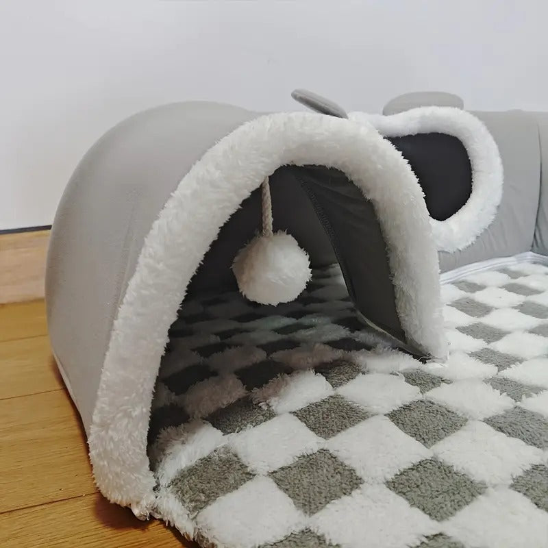 Cat Tunnel Cave Bed House