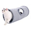 Collapsible Cat Suede Play Hideaway Tunnel