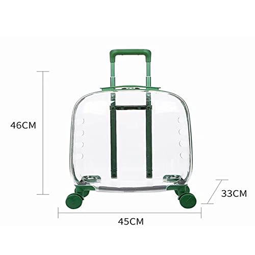 Pet Portable Transparent Trolley Travel Bag