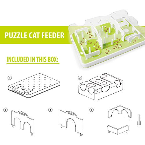 Interactive Cat Puzzle Treat Feeder Game