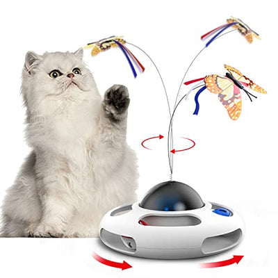 Rotating Butterfly Cat Teaser Automatic Toy