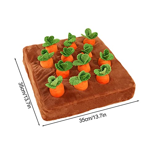 Carrot Snuffle Fun Dog Puzzle Toy