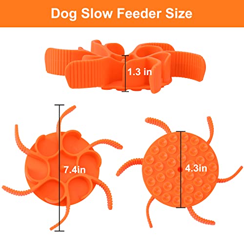 Dog Slow Feeder Silicone Spiral Insert Feeder