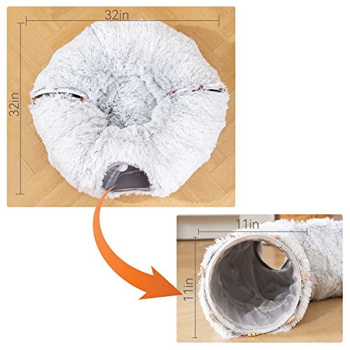 Cat Multifunctional Plush Tunnel Bed