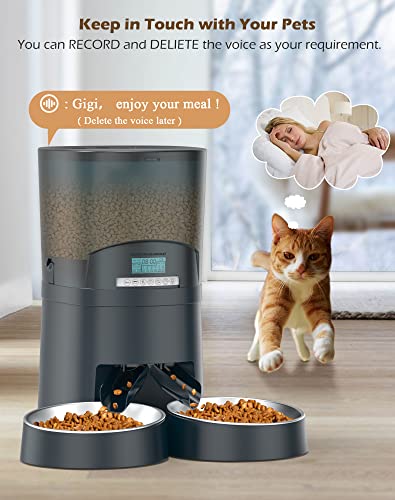 Automatic 6.5L Dry Food Dispenser With 2.4G Smart WiFi APP Control
