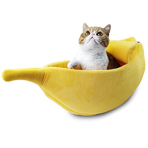 Pet Banana Cozy Bed House