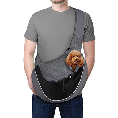 Dog Travel Sling Carrier For Pets Up To 10-15lbs