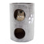 20.5" 2 Story Cat House With Sisal Scratch Pad