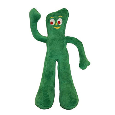 Dog Gumby Plush Filled Green 9 inch Dog Toy