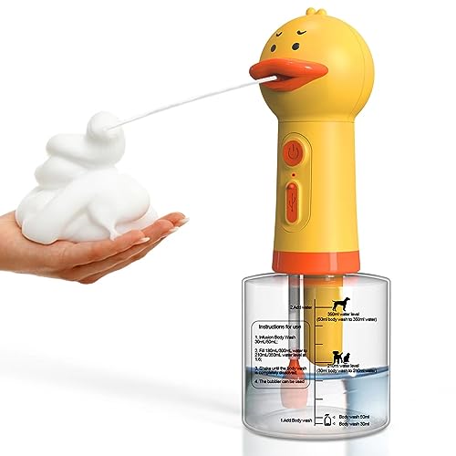 Electric Foam Soap Bath Dispenser For Dogs