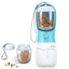 Dog Portable 10oz Water Bottle With Food Container