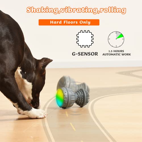 Interactive Motion Activated Rubber Chew Dog Toy