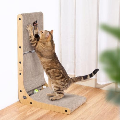 Cat Solid L Shape Cardboard Scratcher