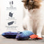 Electronic Flopping Fish Cat Toy With Catnip