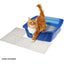 Trackless Customizable Cat Litter Mat Expandable Set of 4 Tiles