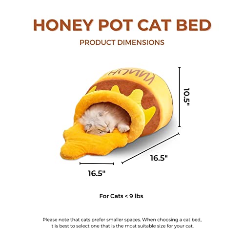 Cute Honey Pot Cat Bed