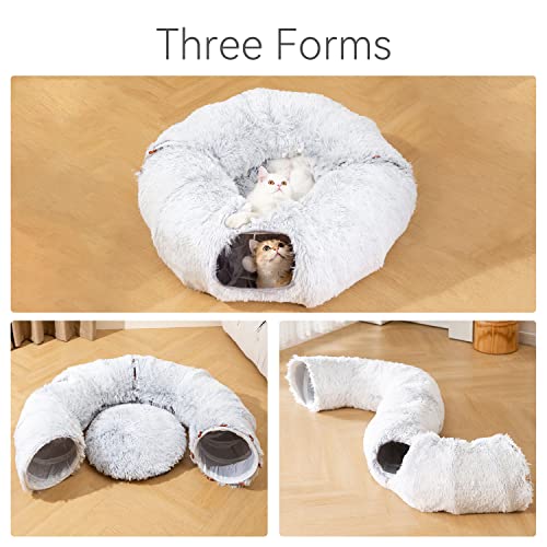 Cat Multifunctional Plush Tunnel Bed