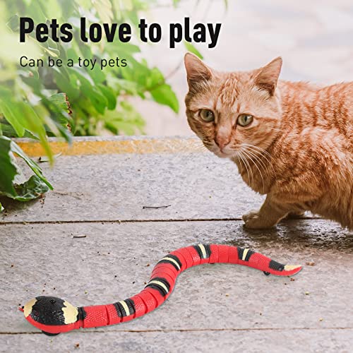 Cat Interactive Smart Sensing Snake Toy