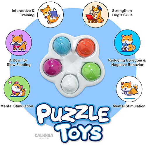 Interactive Dog Puzzle Treat Training Toy