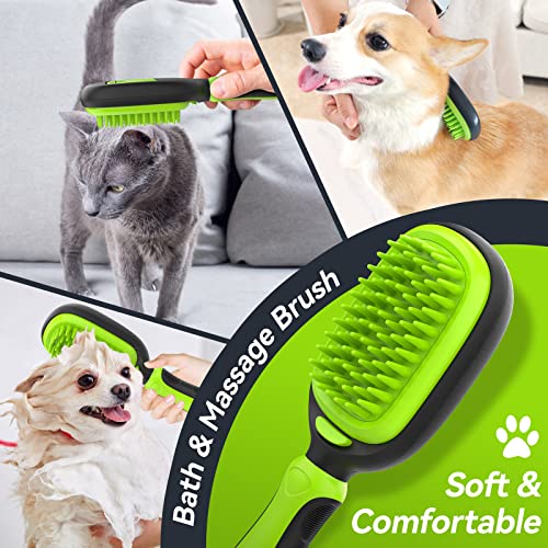 5 In 1 Double-Sided Pet Shedding Grooming Brush 
