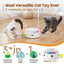 3 IN 1 Automatic  Fluttering Butterfly Ambush Feather Toy