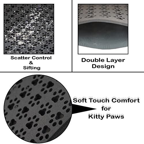 Cat Litter Trapping Double-Layer Non-Slip Mat