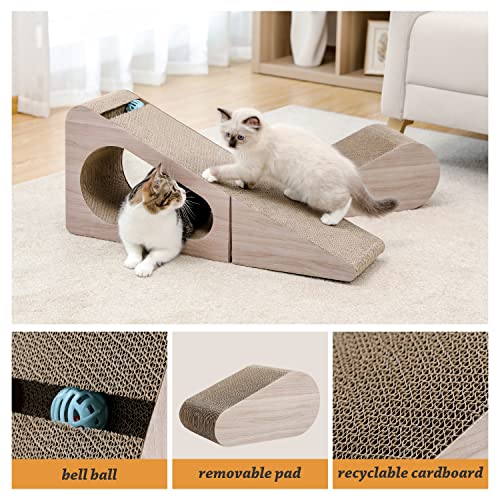 2 in 1 Cat Corrugated Scratching Post