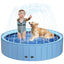 Foldable Dog Swimming Pool with Sprinkler