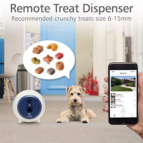 Pet Remote Control Treat Dispenser With HD WiFi Camera