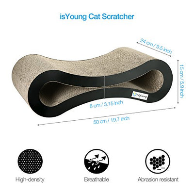 Cat Corrugated Cardboard Scratcher Lounger Bed