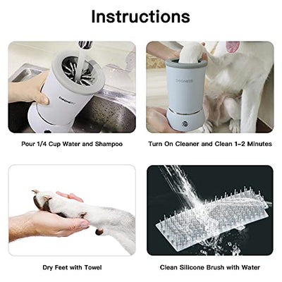 Automatic Dog Paw Cleaner & Massager