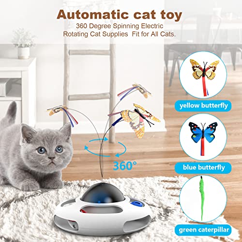 Rotating Butterfly Cat Teaser Automatic Toy