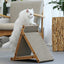 Cat Triangle Scratching Carboard Post Ramp