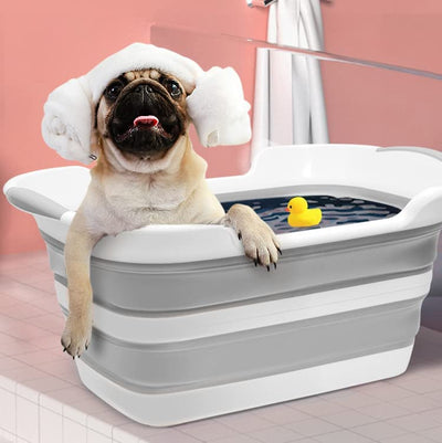 Pet Collapsible Bathtub With Water Drain Plug