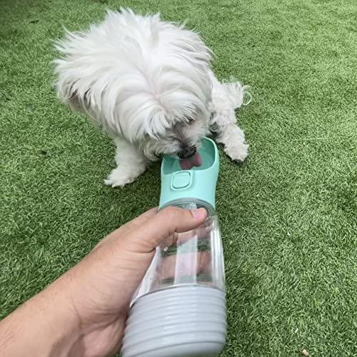 Dog Water Bottle With Poop Bag Dispenser